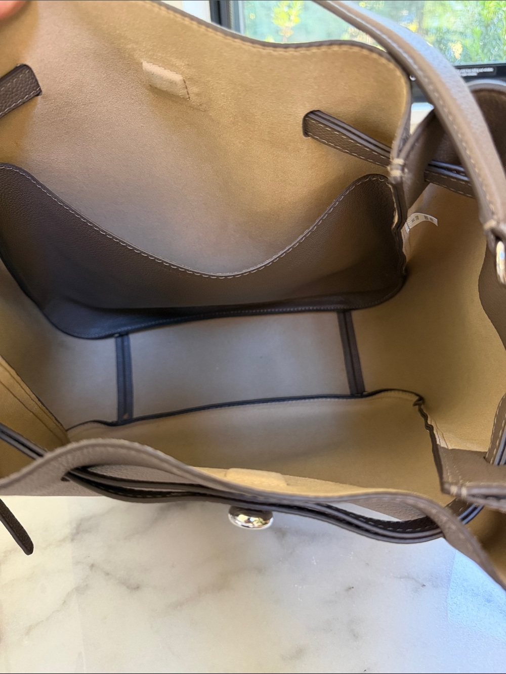 Tory Burch Large Romy Bucket Bag - Picture 7 of 8